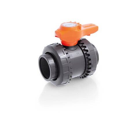 VXEGV - Easyfit 2-way ball valve - PVC-U Manual valves