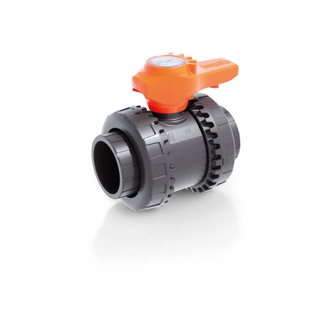 VXELV - Easyfit 2-way ball valve - PVC-U Manual valves