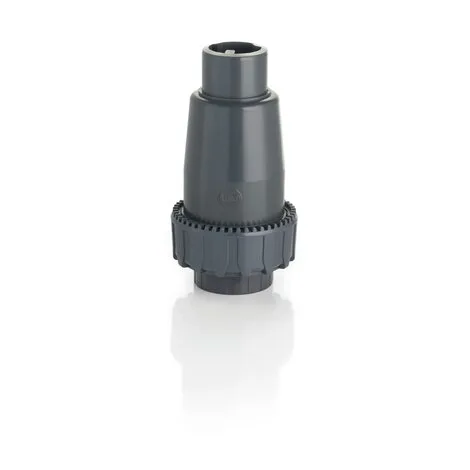 VZIV — Foot valve with male ends for solvent welding, metric series